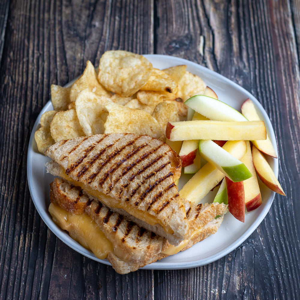 Youth event: classic sourdough cheese panini meal