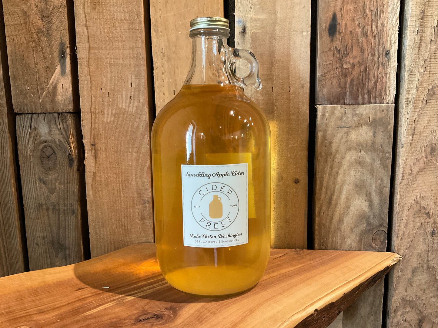 Sparkling Apple Cider - 1/2 gallon